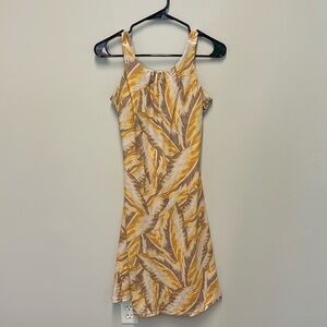 NWT Prana Skypath Dress Size Small Canella Panama Design Shelf Bra